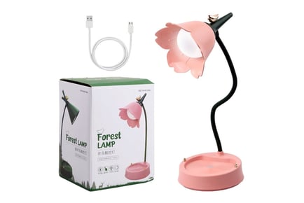 Rechargeable LED Flower Desk Lamp in 4 Colours