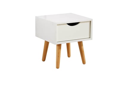 Boden Bedside Unit, Set of 2 - 2 Drawer, White