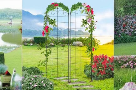 Metal Trellis Set of 2, Garden Trellis