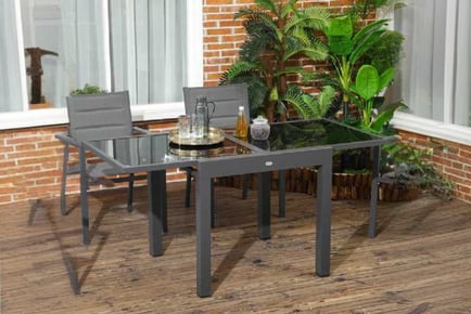 Stylish Outdoor Table with Durable Aluminium Frame