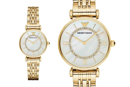 Emporio Armani AR1907 Ladies Gold Watch