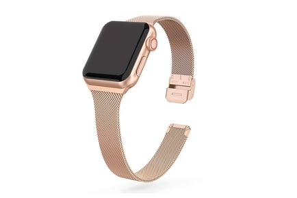 Stainless Steel Mesh Apple Watch Strap