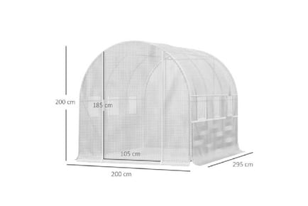 Polytunnel Tent w/ PE Cover