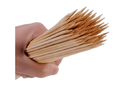 BBQ 12" Bamboo Skewers - 150 Pack