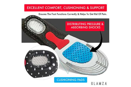 Sports Insoles - Orthotic Arch Support