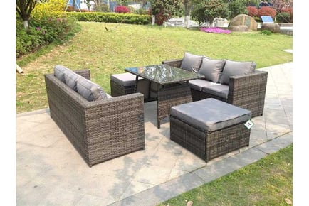 Rattan Sofa Set Outdoor Garden