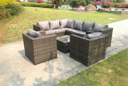 Rattan Corner Sofa Set Outdoor