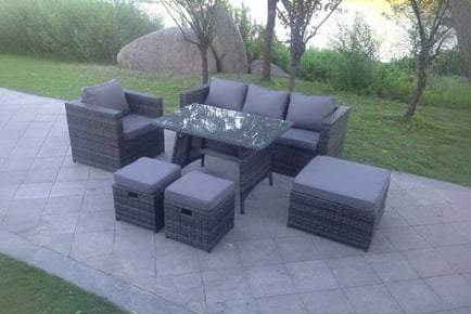 Luxury Rattan Outdoor Sofa Set