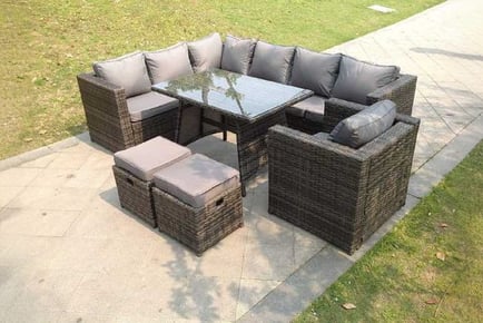 Luxurious Rattan Outdoor Sofa Set