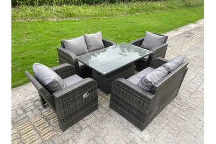 6-Seater Rattan Set