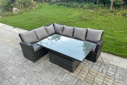 Outdoor Rattan Sofa Table