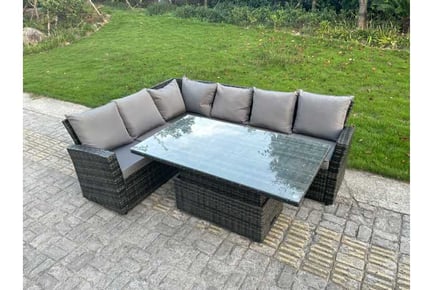 Outdoor Rattan Sofa Table