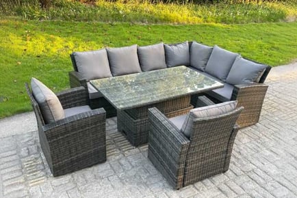 PE Rattan Sofa Garden Set Chair