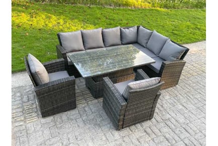 PE Rattan Sofa Garden Set Chair