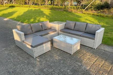 Rattan Garden Lounge Sofa Set