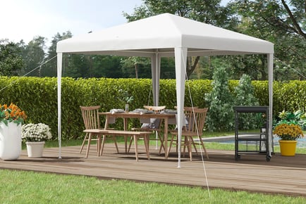 2.7m x 2.7m Garden Gazebo Marquee Wedding Tent