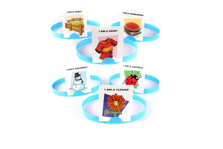 Hedbanz Board Game with Picture Guessing