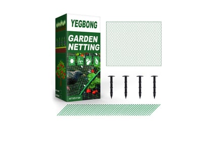 Heavy-Duty Garden Netting Kit in Black or Green