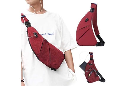 Anti-theft Sling Chest Bag Crossbody Bag