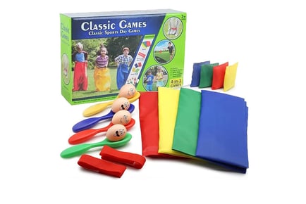 18-Piece Outdoor Sports Day Games Set