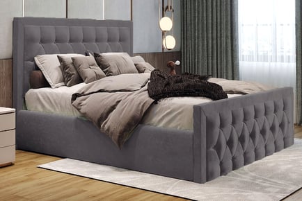 Luxurious Chesterfield Sleigh Bed Frame - 5 Sizes!