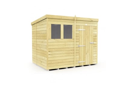 6ft x 8ft Outdoor Pent Garden Shed - Window Options!