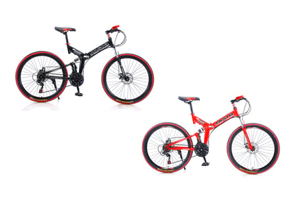 Ebykka Jasiq Folding Adjustable Fitness Bike - Black, Red or White!