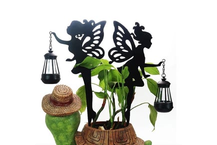 Fairy LED Solar Lawn Stake Night Light in 4 Styles and 2 Options