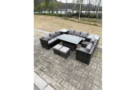 Rattan Sofa Set Rising Table Chair Stool