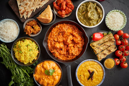 Thali 8-Course Set Menu With Glass of Wine - London