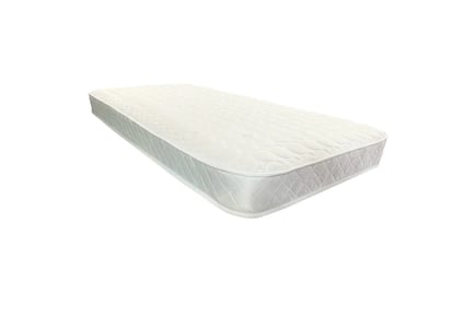 White Quilted Bubble Cooling Hotel Foam Sprung Mattress - 5 Sizes!