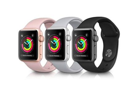 Apple Watch Series 3 38mm or 42mm Cellular - 3 Colours