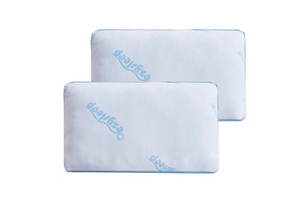 Cooling Memory Foam Actric Airflow Pillows Set