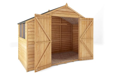 5 x 10 Overlap Apex Garden Anti-Rot Shed