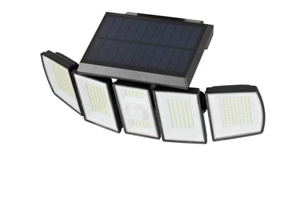 Solar Powered 300-LED Wall Mounted Security Light