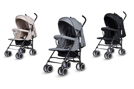 Luxury Adjustable Pushchair - 3 Colours