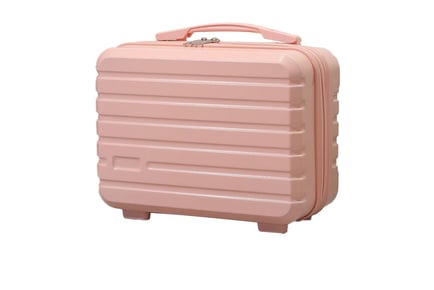 Small Portable Hard Shell Travel Cosmetic Case - 6 Colours