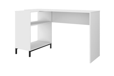 Vola White Corner Computer Desk