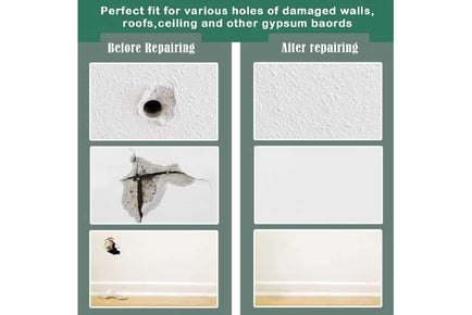 4 Pieces Self-adhesive Wall Repair Patch