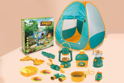 Kid's Camping Toy Set - Pop Up Tent or Bug Collection!