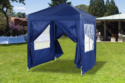 An outdoor garden gazebo tent, Coffee