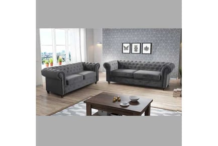 Modern Chesterfield Couch Classic Settee Sofa for Living Room