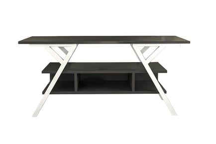 Minerva TV Unit Stand with Open Shelves - 6 Colours