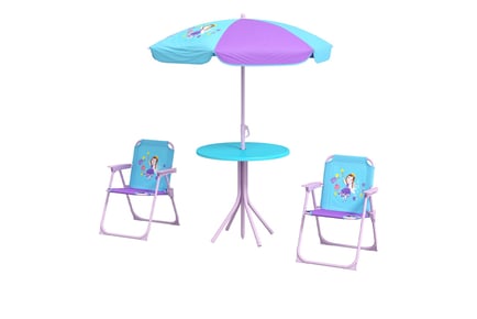 Kids' Outdoor Picnic Fairy Table and Chair