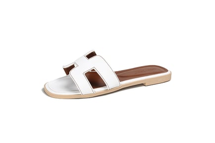 Hermes Inspired Flat Sandals in 6 Sizes & 5 Colour Options