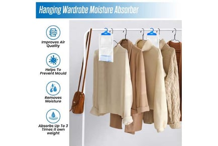 Hanging Wardrobe Dehumidifier 1, 3 or 5
