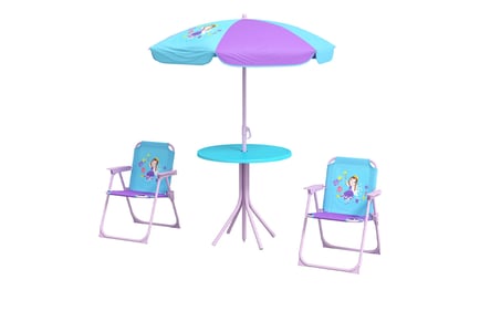 Kids 4pc Garden Furniture Set - 8 Designs