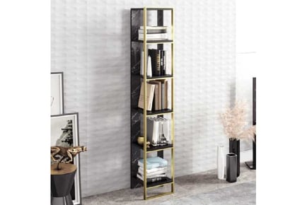 Poly Bookcase Bendir/Black/Gold