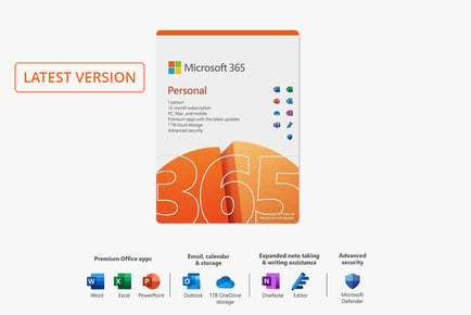 Office 365 Personal - 5 Devices - 1 Year