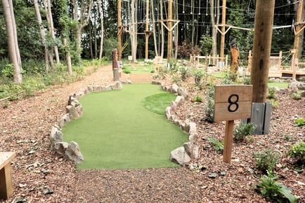 Adventure Golf for Two at Iron Pit Woods Adventure - Family Option!